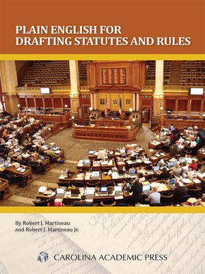 cover image of Plain English for Drafting Statutes and Rules